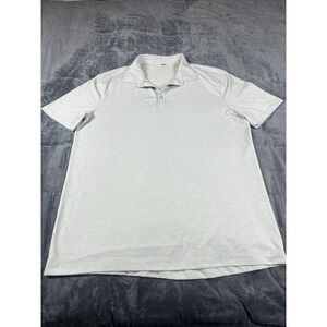Lululemon Evolution Polo Shirt Mens Large ? Performance Sweat Wicking Golf Shirt
